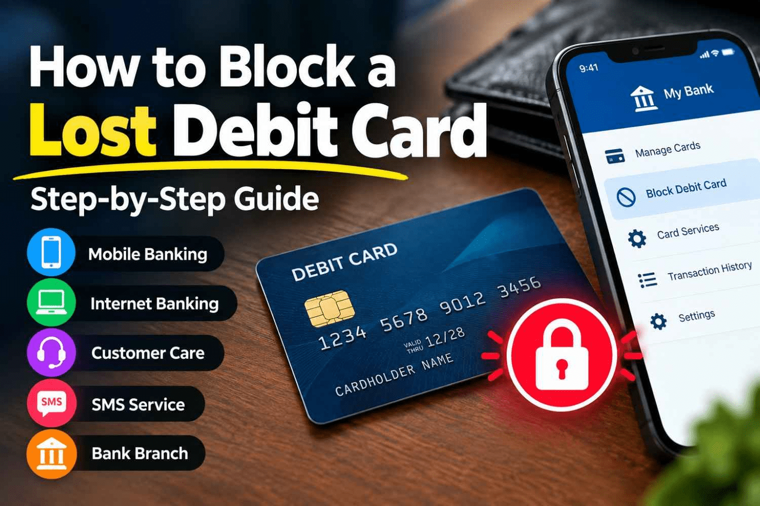 How to Block a Lost Debit Card