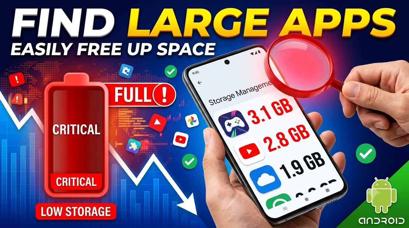 How to Find Large Apps Taking Up Storage on Android