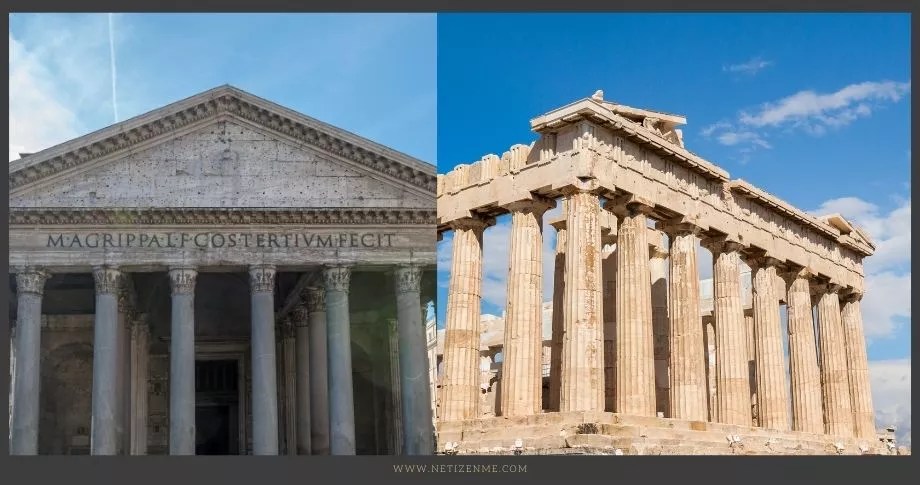 Comparison of the Parthenon and the Pantheon - Netizen Me