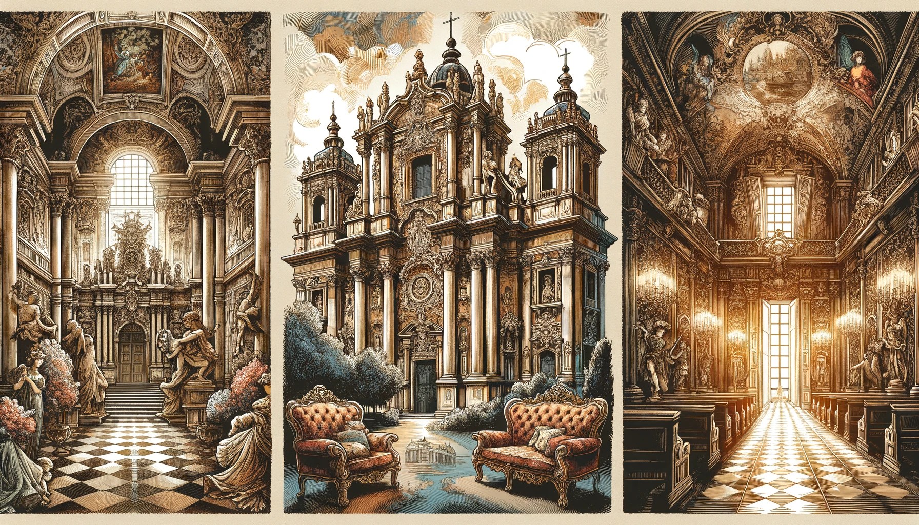 Baroque styles throughout Europe