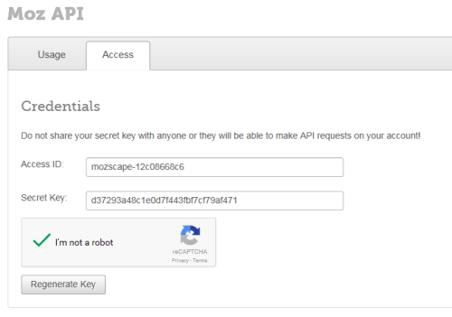 Moz API