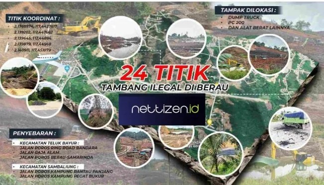 Tambang Ilegal Menjamur di Daerah Labanan,Teluk Bayur,Berau diperkirakan ada di 74 Titik, Apakabar Kepolisian, Siapa Yang Harus Bertanggung Jawab?