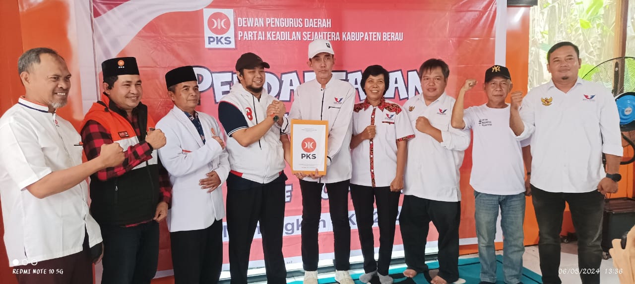 Siap maju sebagai Cawabup, Agus Uriansyah Ambil Formulir di Partai Golkar, Nasdem, Dan PKS Berau Untuk Pilkada 2024.
