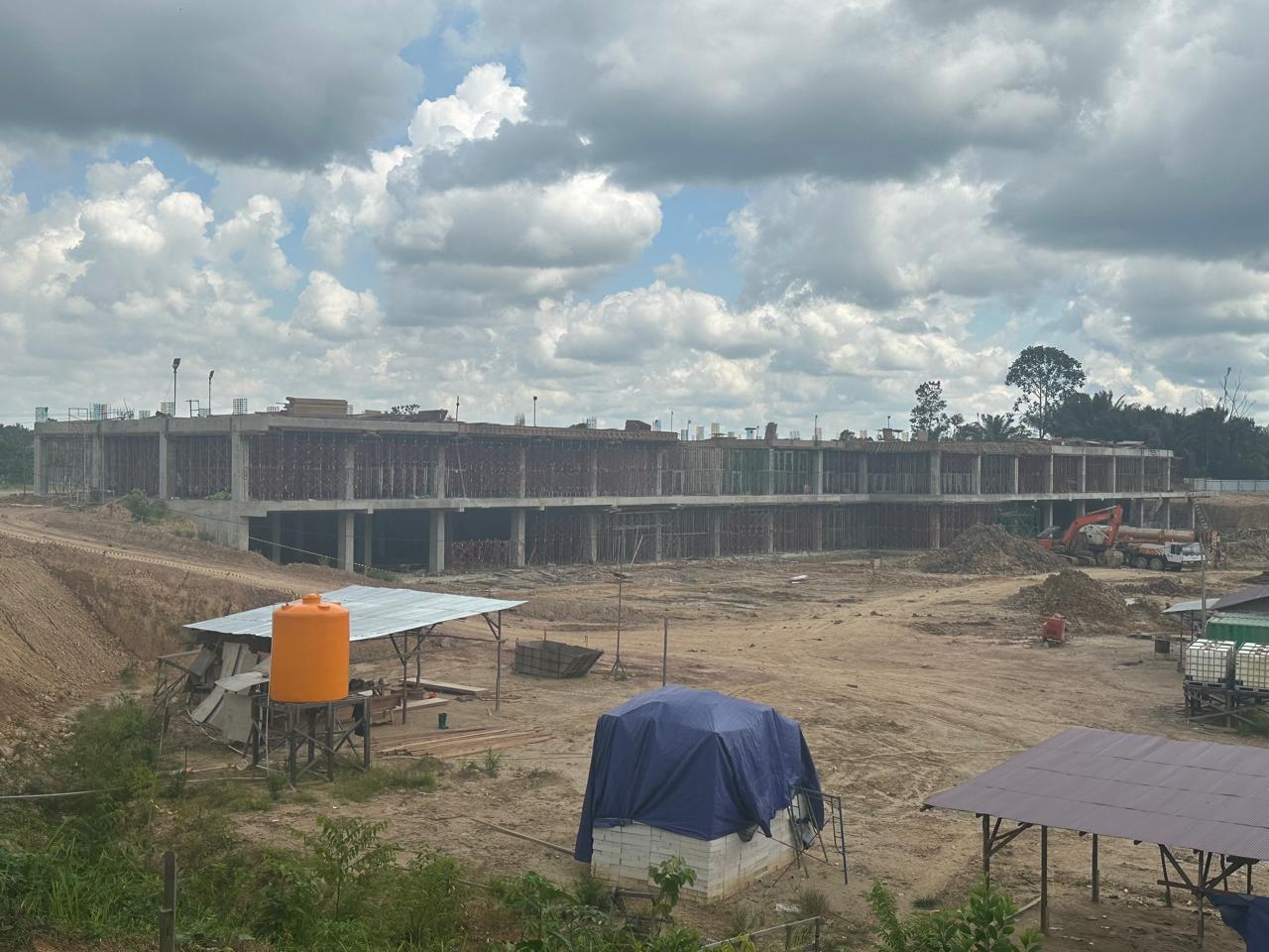 Target Akhir Desember 2024 Rampung, Pembangunan Gedung Baru RSUD Tanjung Redeb Progres pengerjaan capai 24 persen.