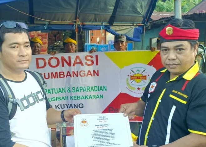 Ormas Perisai Tujuh Banua Salurkan Bantuan Uang Tunai dan Perlengkapan Dapur serta Sembako Hasil dari Sumbangan Para Pengurus