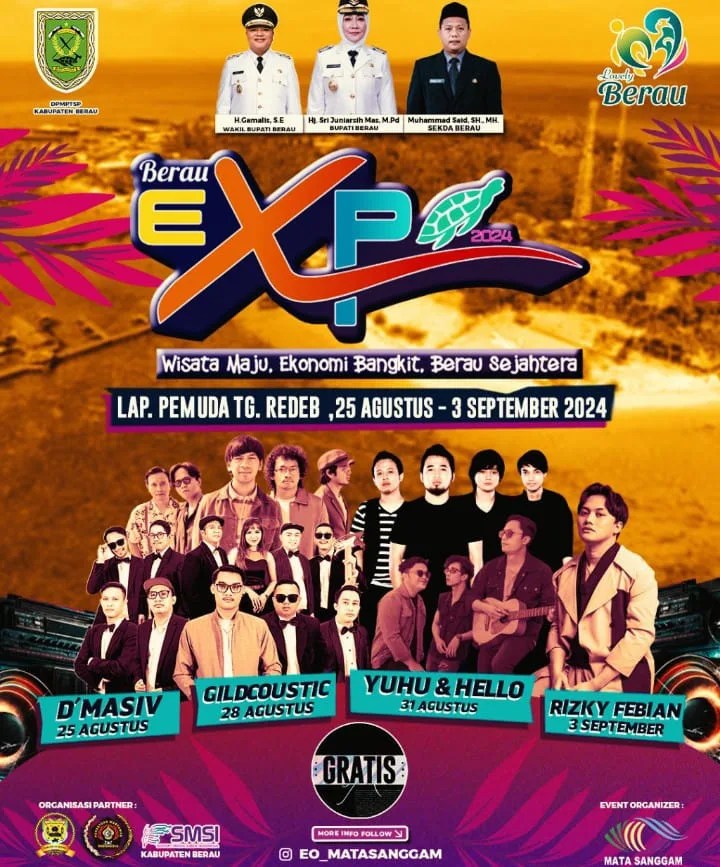 Berau Expo 2024 bertabur artis ibukota, Pemkab Berau Kucurkan Anggaran Rp 3 Miliar