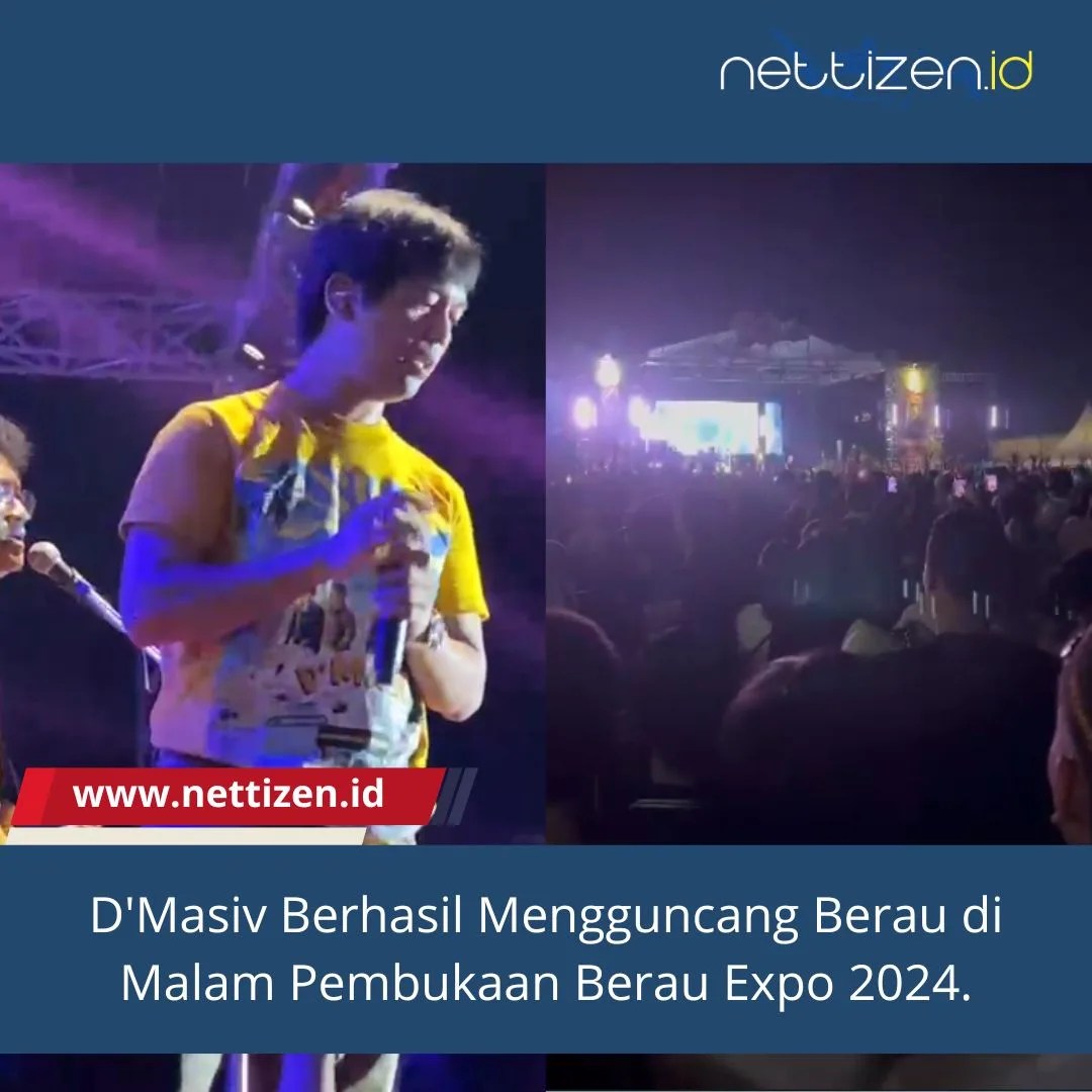 D’Masiv Berhasil Mengguncang di Malam Pembukaan Berau Expo 2024.