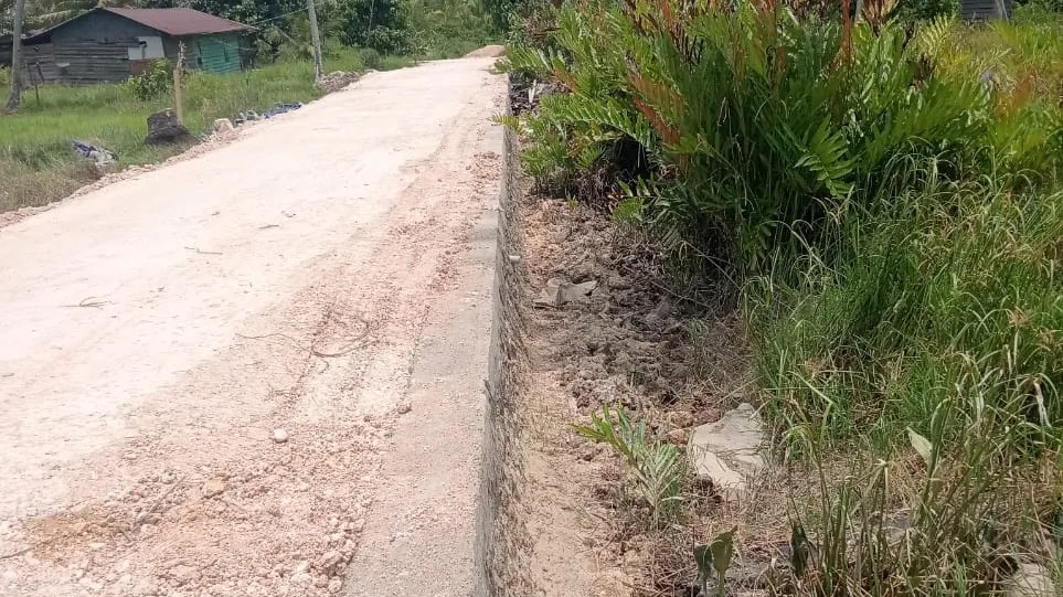 Diduga Proyek Siluman Di Kampung Merancang Ilir Tidak Transparan Tanpa Papan Nama Proyek.