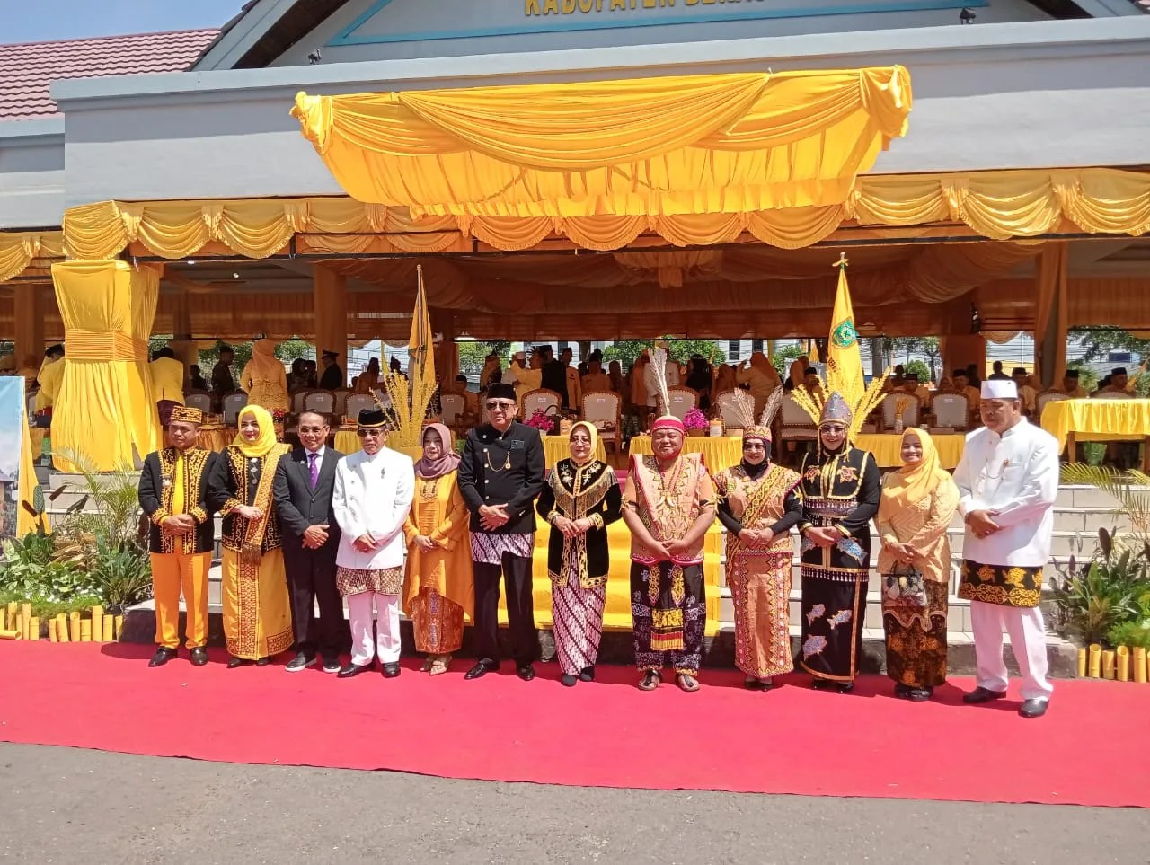 Berlangsung Hikmat Upacara Hari Jadi Ke – 71 Kabupaten Berau Dan Ke – 214 Kota Tanjung Redeb Di Lapangan Pemuda Diikuti Segenap Masyarakat Berau