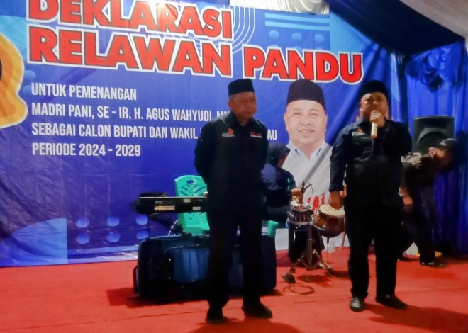 Deklarasi Relawan Pandu Untuk Pemenangan MP Dan AW Sebagai Calon Bupati Dan Wabup Berau Periode 2024-2029″Kami Siap Menangkan MP dan AW, Dan Akan Turun Kelapangan Di Setiap 13 Kecamatan Dan Kampung”