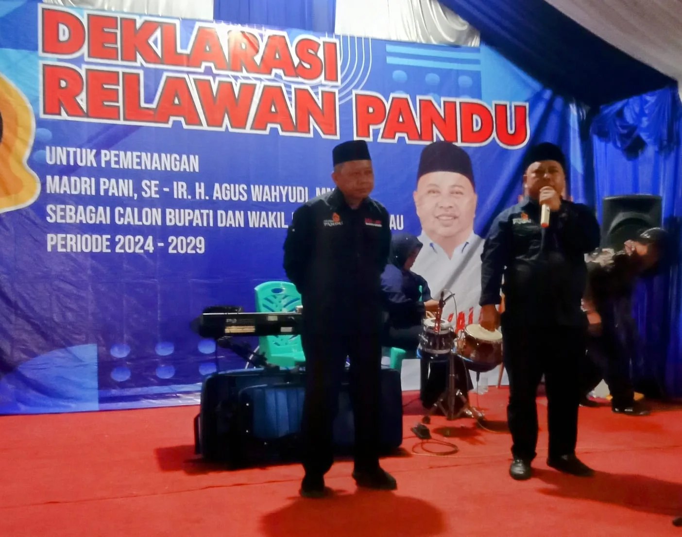 Deklarasi Relawan Pandu Untuk Pemenangan MP Dan AW Sebagai Calon Bupati Dan Wabup Berau Periode 2024-2029″Kami Siap Menangkan MP dan AW, Dan Akan Turun Kelapangan Di Setiap 13 Kecamatan Dan Kampung”