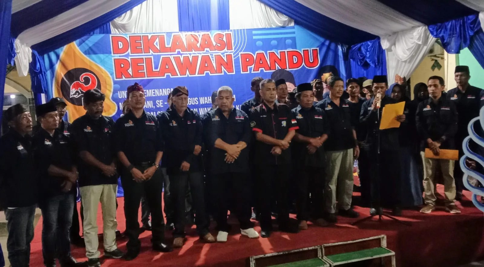 Deklarasi Relawan Pandu Untuk Pemenangan MP Dan AW Sebagai Calon Bupati Dan Wabup Berau Periode 2024-2029″Kami Siap Menangkan MP dan AW, Dan Akan Turun Kelapangan Di Setiap 13 Kecamatan Dan Kampung”
