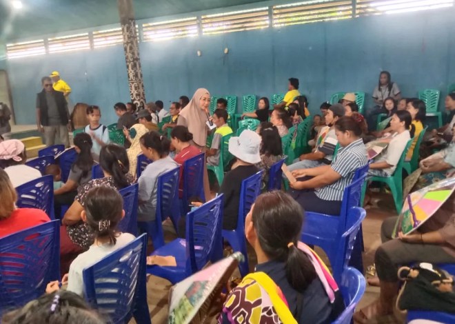 Sragam Kampanye Perdana Dikampung Merasa, Dipadati Warga. 18 Program Unggulan Yang Sudah Menjadi Bukti