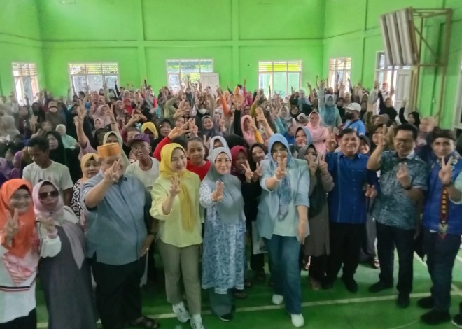 Penuh Sesak dan Membeludak kampanye Sragam di 2 kelurahan, Rinding dan Teluk Bayur