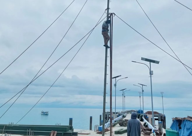 Pekerjaan Pembangunan Dermaga Pulau Derawan Sudah Mencapai 80 Persen, Target Pekerjaan Akan Tepat Waktu