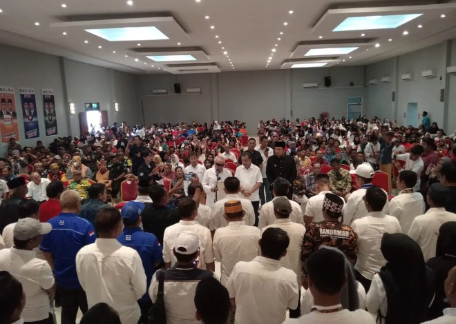 Cagub Kaltim Isran-Hadi Lantik Tim Pemenangan Dan Tim Relawan Di Berau”100 Persen Kemenangan Isran-Hadi Di Berau, Lanjutkan Dan Tuntaskan Program 5 Tahun Kedepan”