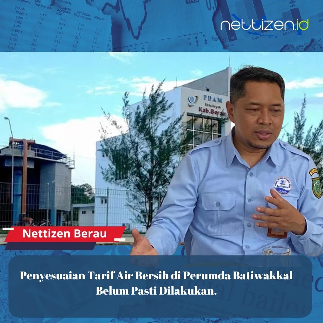 Penyesuaian Tarif Air Bersih di Perumda Batiwakkal Belum Pasti Dilakukan.