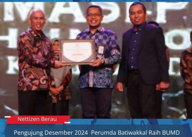 Pengujung Desember 2024 Perumda Batiwakkal Raih BUMD Terbaik 1 Dalam Anugerah Keterbukaan Informasi Publik Kaltim 2024 Dengan Nilai Tertinggi 99.60 (Informatif)