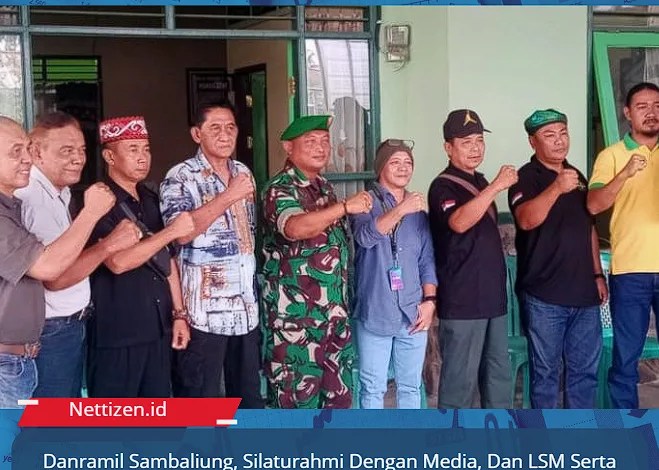 Danramil Sambaliung, Silaturahmi Dengan Media, Dan LSM Serta Kesultanan Sambaliung Dikoramil Sambaliung