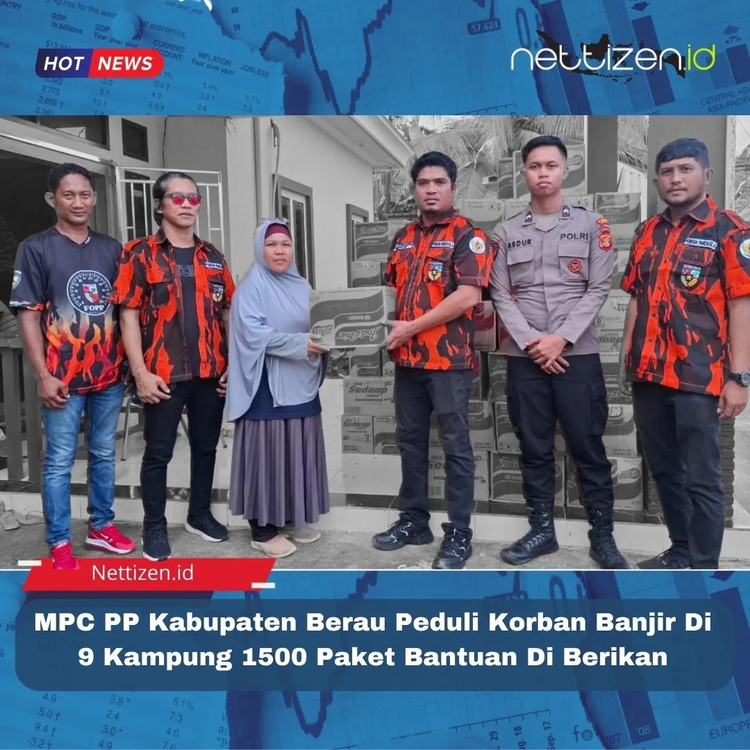 MPC PP Kabupaten Berau Peduli Korban Banjir Di 9 Kampung 1500 Paket Bantuan Di Berikan
