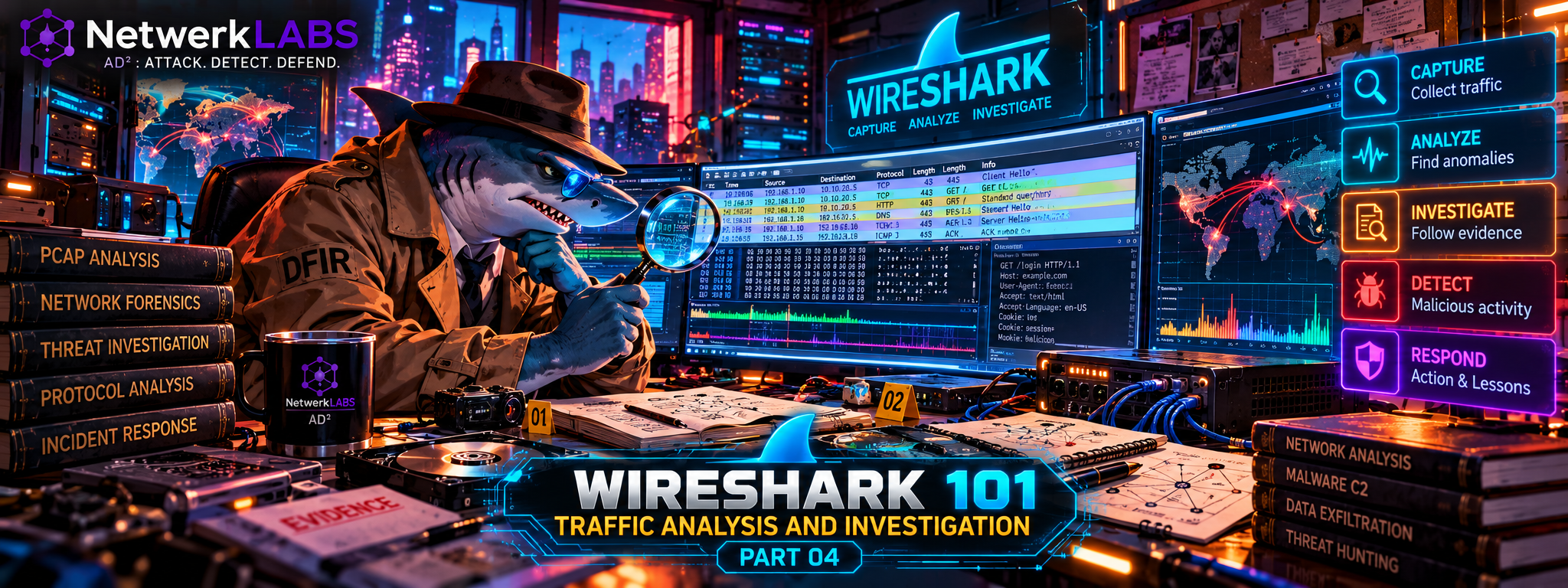 Wireshark 101 | Traffic Analysis and Investigation (PART 01)