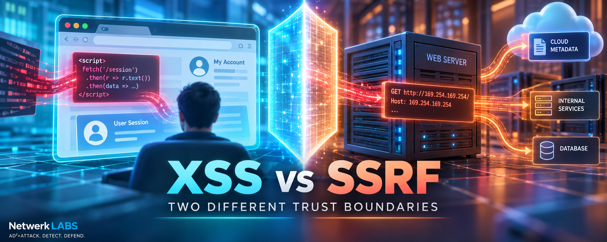 XSS vs SSRF: Two Different Trust Boundaries, Two Different Attacks