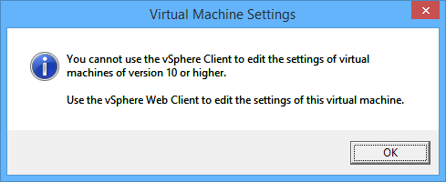 editing the vm