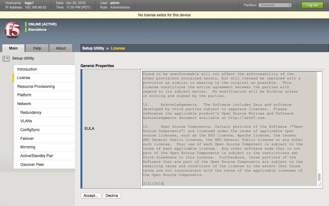 accept eula