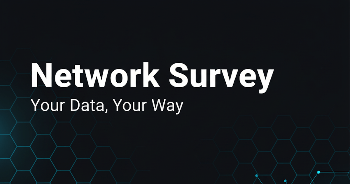 Network survey android app