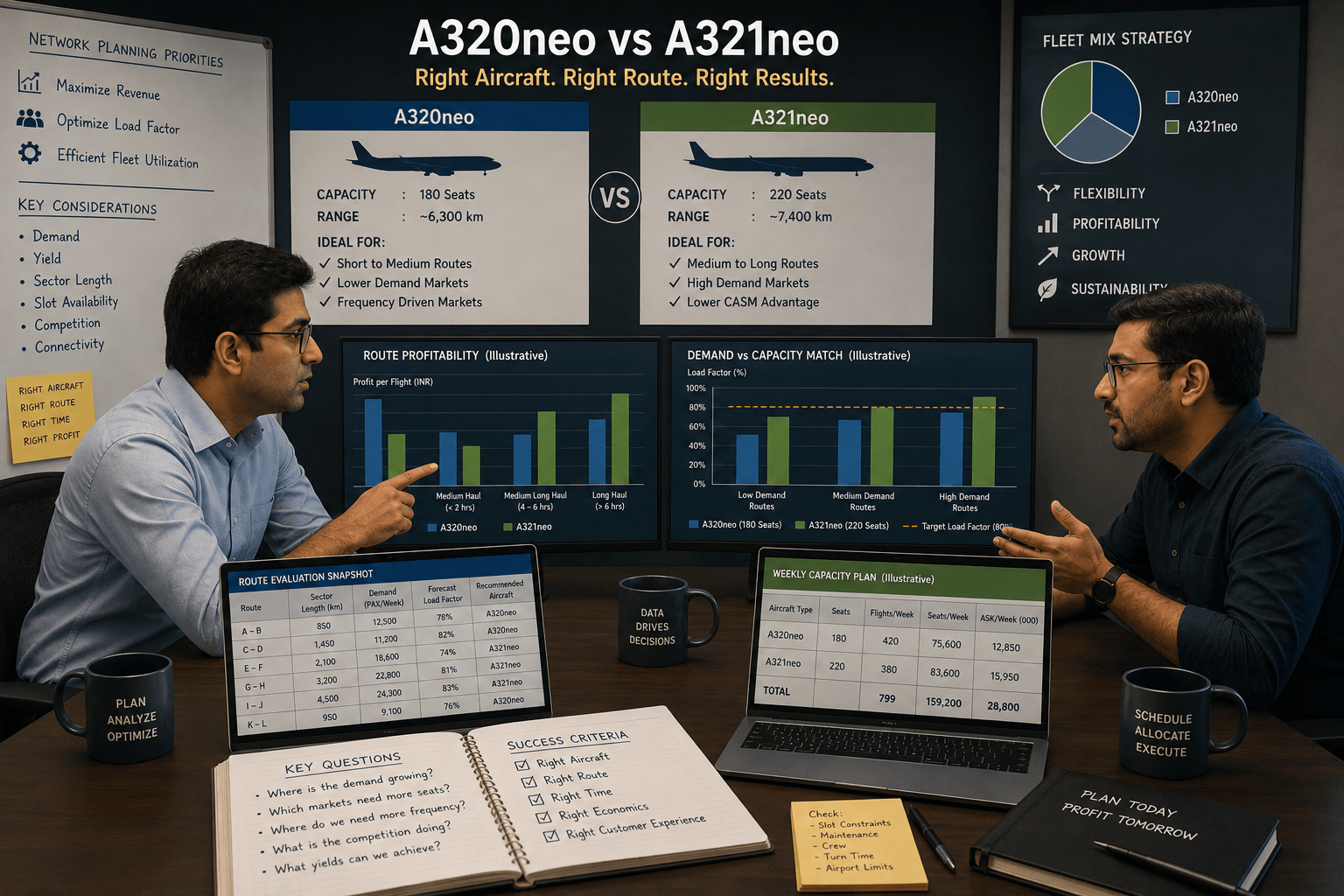 IndiGo’s winter upgauge: how does an airline actually choose between an A320neo and an A321neo?