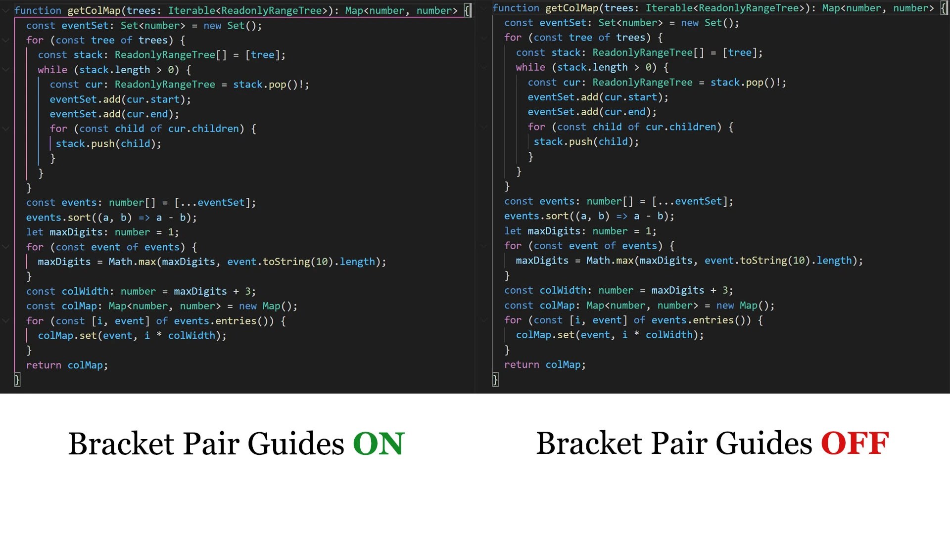 VS Code Colored Bracket Pair Guides - Neutron Dev