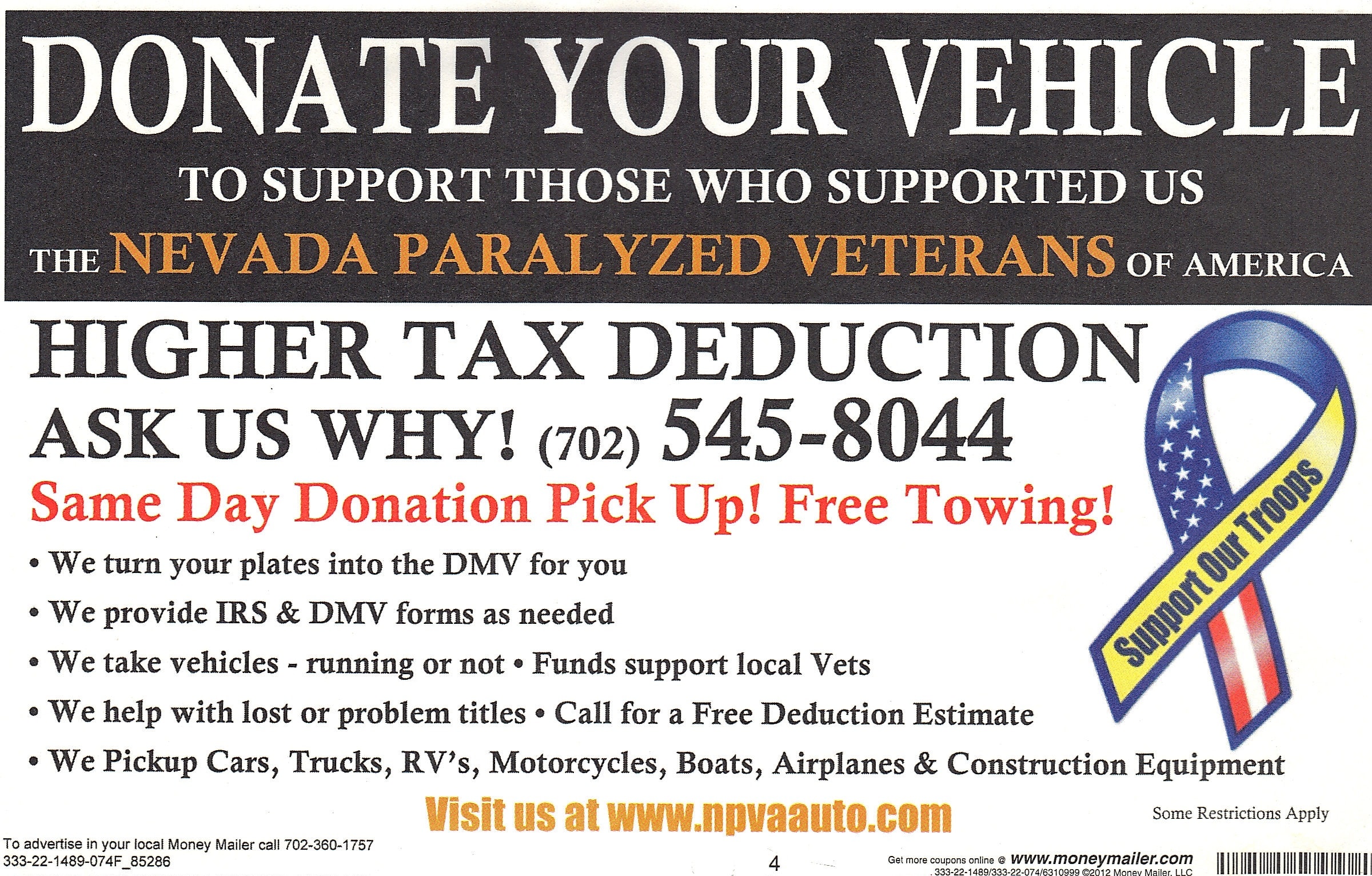Vehicle donation