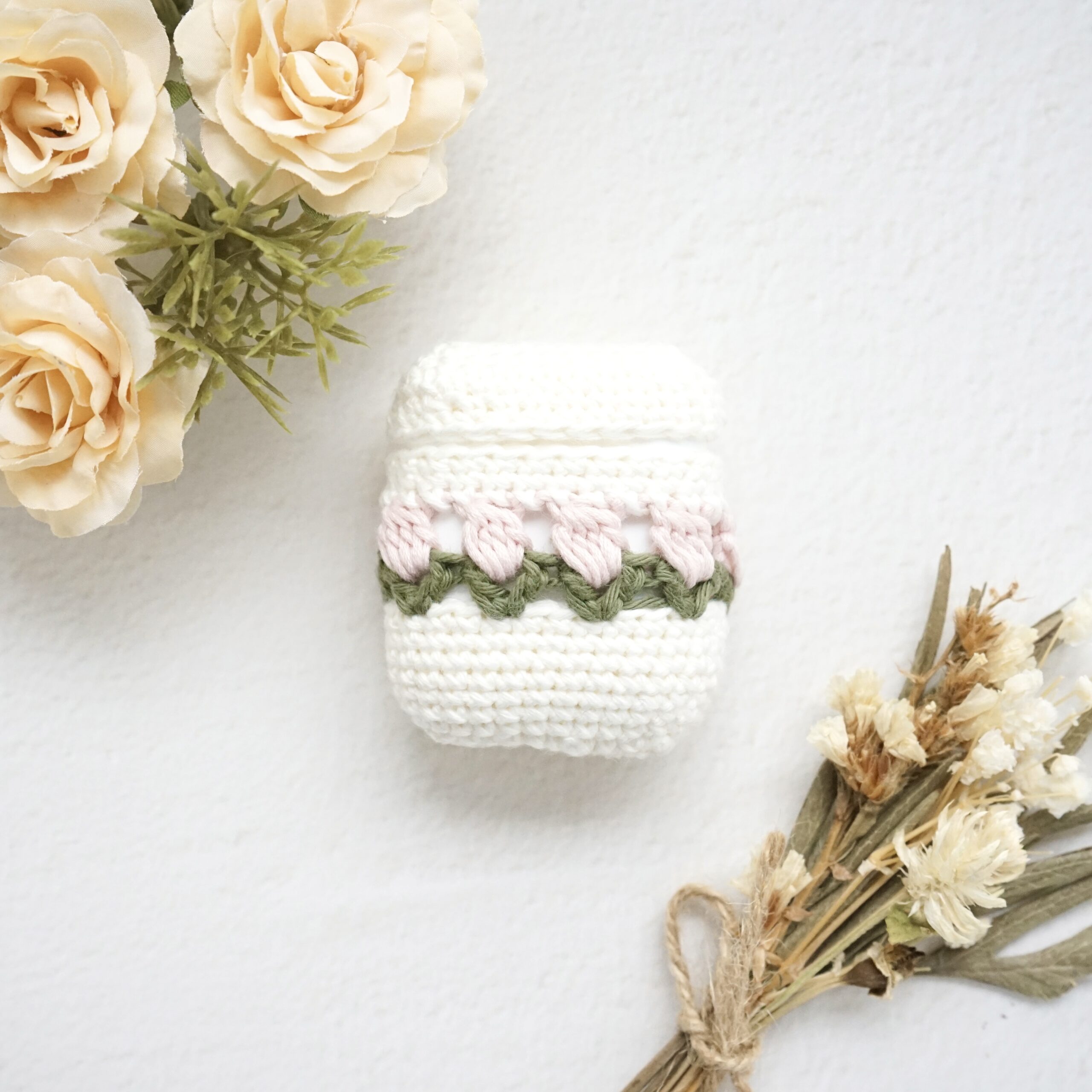 AirPods第1.2.3世代、Airpods pro対応 レトロカラー チューリップ 赤 ピンク - 画像 (5)