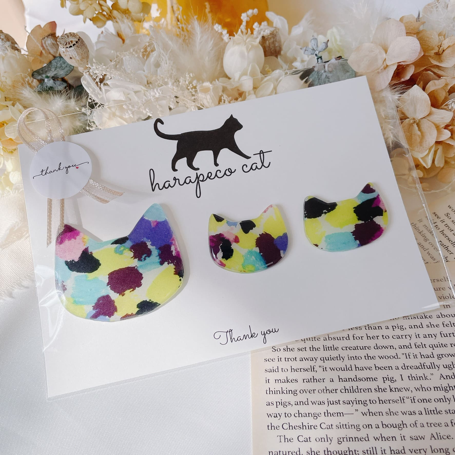 親子お揃いリバにゃんヘアゴム 4 - 画像 (6)