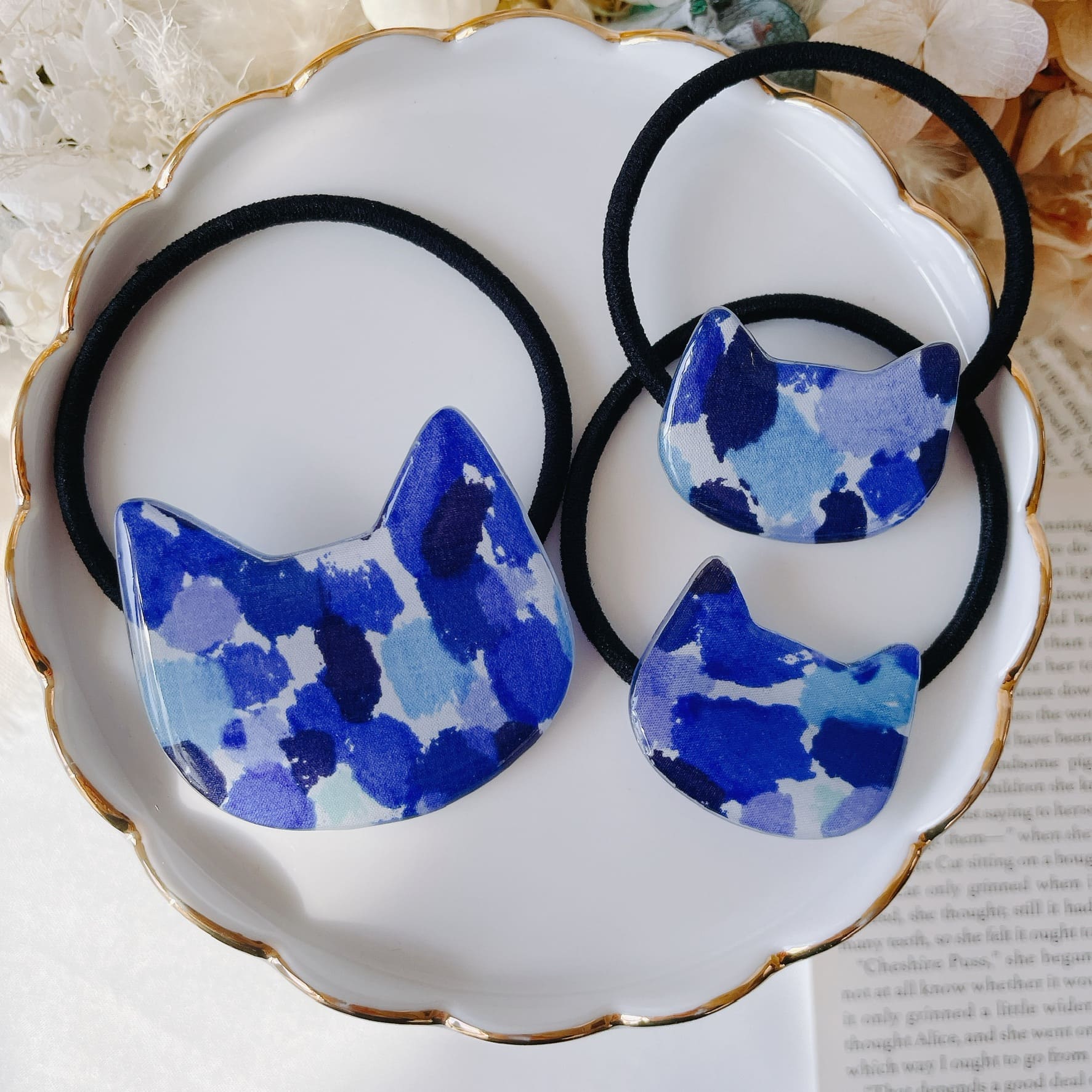 親子お揃いリバにゃんヘアゴム 4