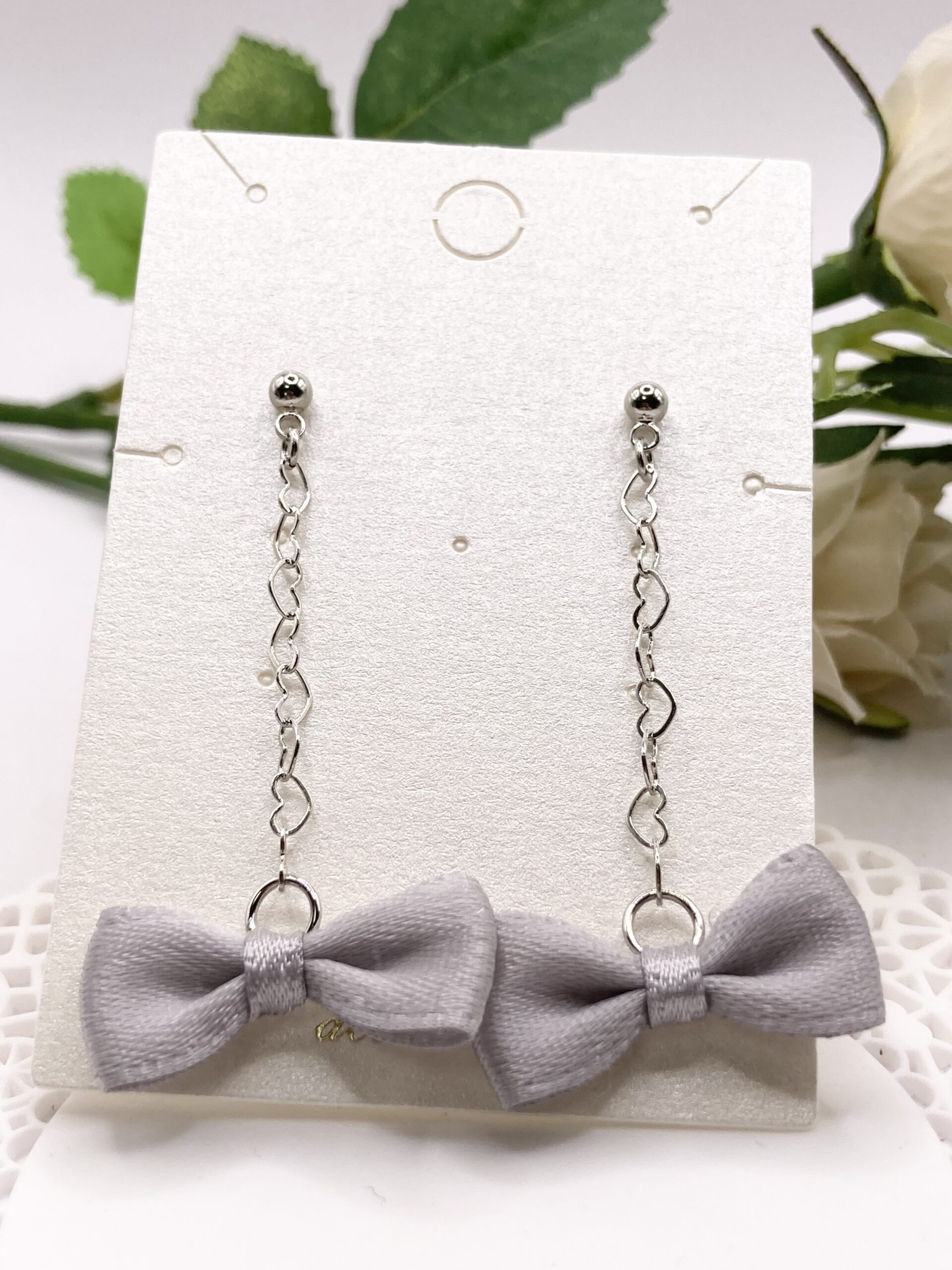 p054 リボンピアス - 画像 (4)