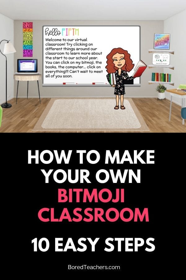 Right click on the white slide · step 3: . How To Make Your Own Bitmoji Classroom 10 Easy Steps