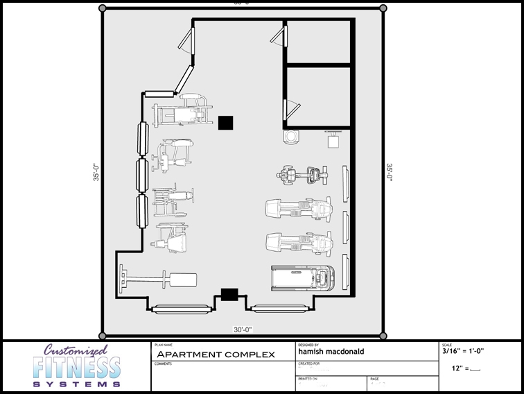 Hotel floor plans often include labels of important elements, as well as measurements so that viewers can better understand the scale of and distances … Gym Floor Plans Customized Fitness
