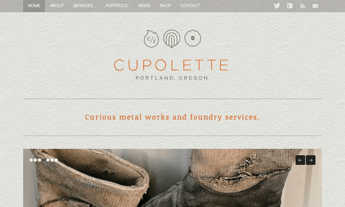 Cupolette Website