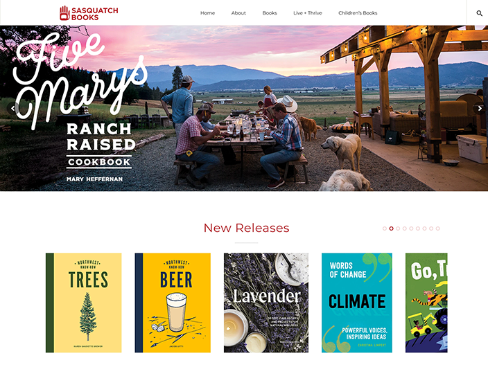 Sasquatch Books Website