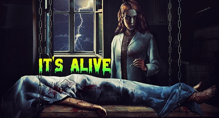 It's Alive Frankenstein Experience ad art