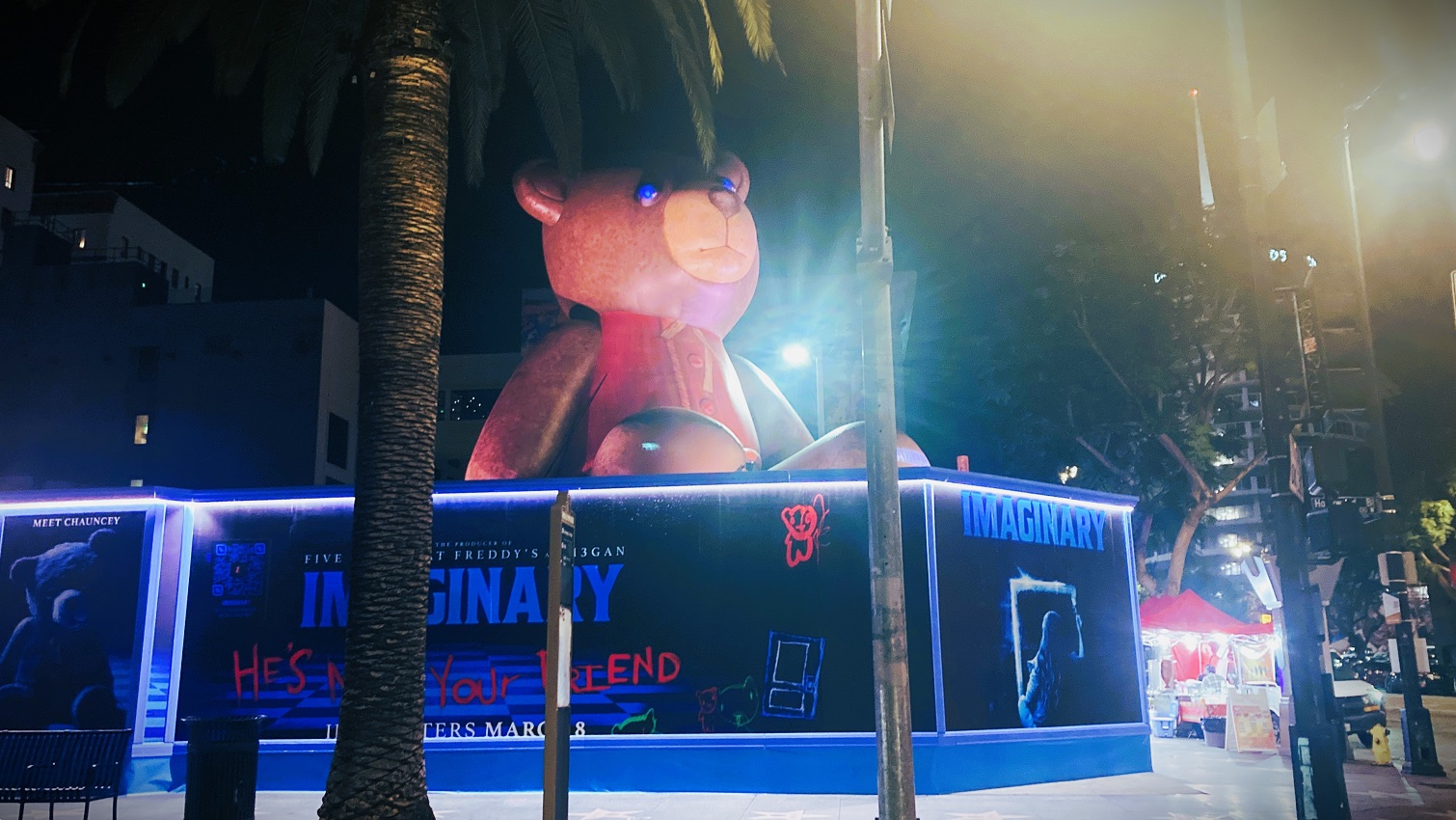 Imaginary Promo Installation on Hollywood Blvd