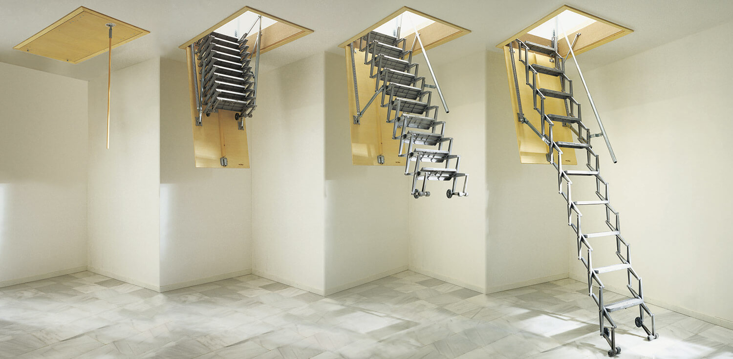 7. Scale retrattili e sistemi di accesso al tetto