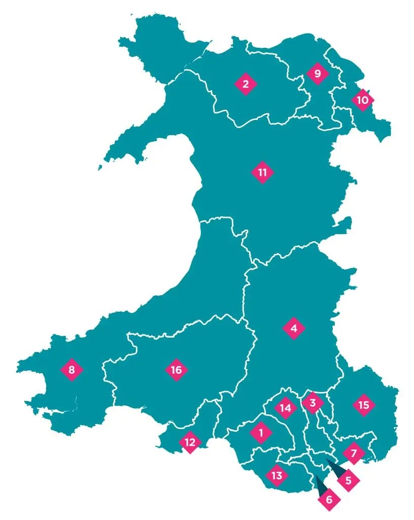 Welsh Senedd Map Quiz By NW Primary Tracker Map 