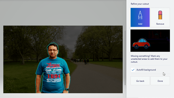 How to remove Background image with Paint 3D in Windows 10