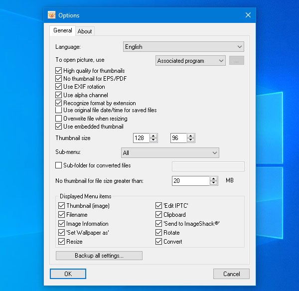 XnShell lets you convert, resize, rotate, edit images using Context Menu