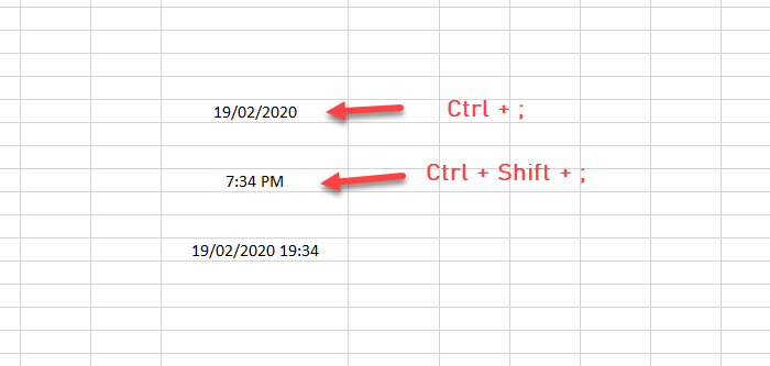 How to display the Current Date and Time in Excel and Google Sheets