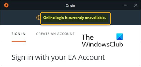 Fix Online login is currently unavailable – Origin error on Windows 10