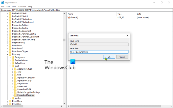 How to add PowerShell to Context Menu in Windows 10