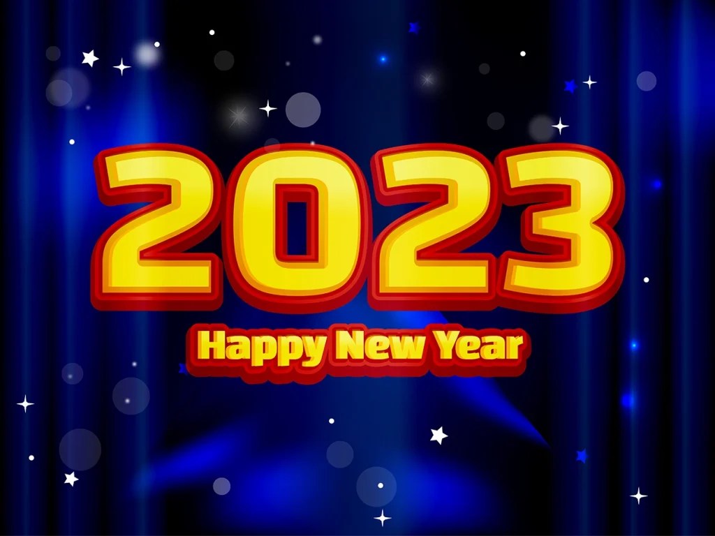 2023 happy new year graphics